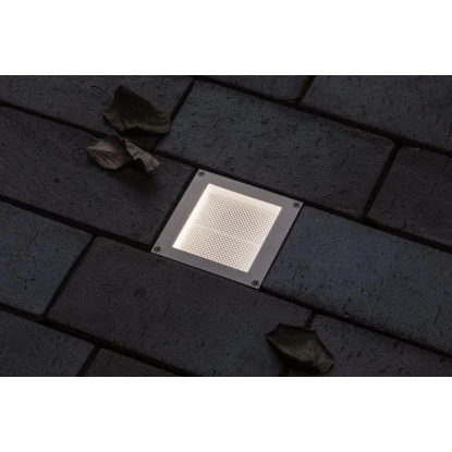 Paulmann LED-Outdoor-Bodeneinbaustrahler Brick 230 V 10 Cm X 10 Cm 7 Paulmann LED-Outdoor-Bodeneinbaustrahler Brick 230 V 10 Cm X 10 Cm – Bild 7