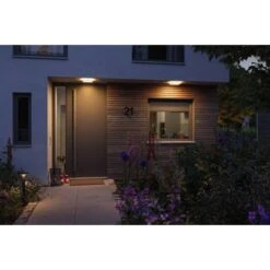 Paulmann LED-Outdoor-Leuchte Lamina Eckig 230 V Mit PIR-Sensor Weiß -Angebote Licht Welt Store 4000870947074 2425 AB 07