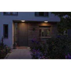 Paulmann LED-Outdoor-Leuchte Lamina Eckig 230 V Mit PIR-Sensor Weiß -Angebote Licht Welt Store 4000870947074 2425 AB 08