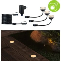 Paulmann LED-Outdoor-Bodeneinbaustrahler Floor Plug & Shine 3 Stk Ø 7 Cm -Angebote Licht Welt Store 4000870947227 2425 S 03