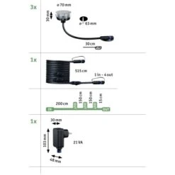 Paulmann LED-Outdoor-Bodeneinbaustrahler Floor Plug & Shine 3 Stk Ø 7 Cm -Angebote Licht Welt Store 4000870947227 2425 VM 05