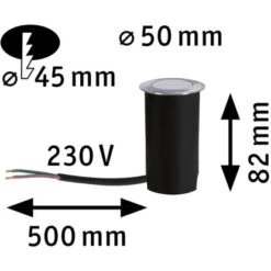 Paulmann LED-Outdoor-Bodeneinbaustrahler Rund 230 V Insektenfreundlich 11 Paulmann LED-Outdoor-Bodeneinbaustrahler Rund 230 V Insektenfreundlich -Angebote Licht Welt Store 4000870947265 2425 VM 05
