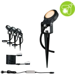 Paulmann LED-Outdoor-Spot Sting Plug & Shine 3 Stk Insektenfreundlich -Angebote Licht Welt Store 4000870947296 2425 S 02