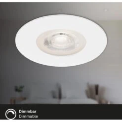 Brilo LED-Einbauleuchte Kulana 3er-Set Dimmbar Weiß -Angebote Licht Welt Store 4002707378112 1675 6