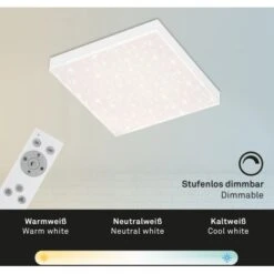 Brilo LED-Panel Frameless 6,1 Cm X 29,5 Cm X 29,5 Cm Weiß -Angebote Licht Welt Store 4002707395652 1675 5