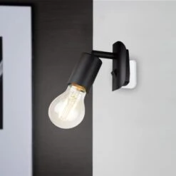 Briloner Steckerleuchte Batita Schwarz E27 -Angebote Licht Welt Store 4002707403616 1675 6 4