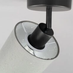 Brilo Spot 1er Stofa Grau-Schwarz -Angebote Licht Welt Store 4002707406099 1675 5