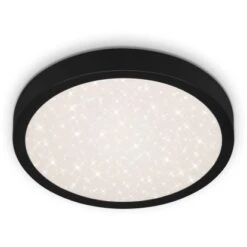 Brilo LED-Deckenleuchte Runa 18 W Schwarz