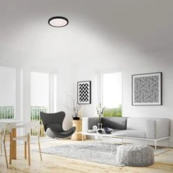 Brilo LED-Deckenleuchte Runa 18 W Schwarz -Angebote Licht Welt Store 4002707408680 1675 3