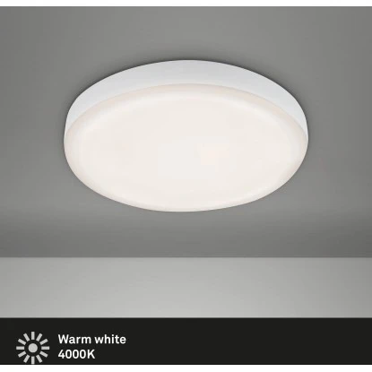 Briloner LED-Einbauleuchte Plat Weiß Ø 10 Cm Neutralweiß 2 Briloner LED-Einbauleuchte Plat Weiß Ø 10 Cm Neutralweiß – Bild 2