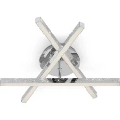 Brilo LED-Deckenleuchte Rey 3-flammig Chrom