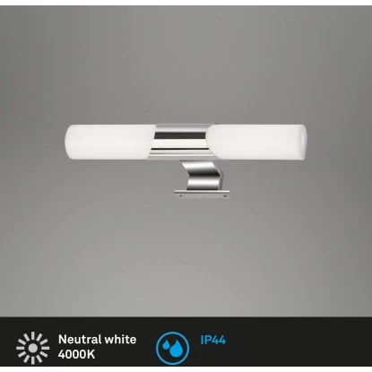 Brilo LED-Spiegelleuchte Klak Chrom 7 W 2 Brilo LED-Spiegelleuchte Klak Chrom 7 W – Bild 2