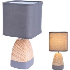 Näve Tischleuchte Cremona Mit Textilschirm 31 Cm -Angebote Licht Welt Store 4003222867532 3065 CU 06