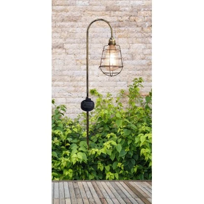 Näve LED Deko Solar Erdspieß Alt-Messing 76,5 Cm 2 Näve LED Deko Solar Erdspieß Alt-Messing 76,5 Cm – Bild 2