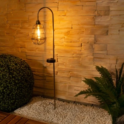 Näve LED Deko Solar Erdspieß Alt-Messing 76,5 Cm 4 Näve LED Deko Solar Erdspieß Alt-Messing 76,5 Cm – Bild 4