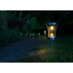 Näve LED-Deko-Solarleuchte Zum Aufhängen, Aufstellen Und Als Erdspieß 8er-Set -Angebote Licht Welt Store 4003222880944 3065 AB 6
