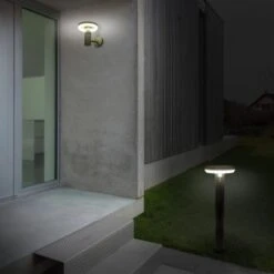 Näve LED-Solar-Außenwandleuchte Pilz Mit Bewegungsmelder Dimmbar -Angebote Licht Welt Store 4003222881323 3065 AB 3