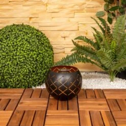 Näve LED-Solarleuchte Bowl Warmweiß Mit Flammeneffekt 20 Cm -Angebote Licht Welt Store 4003222884270 3065 AB 3