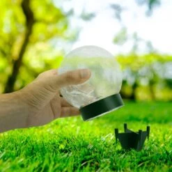 Näve LED-Solar-Tischleuchte/Erdspieß Crackle 3er-Set -Angebote Licht Welt Store 4003222884515 3065 CU 8