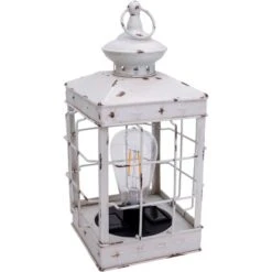 Näve LED-Deko-Solarleuchte Laterne 31,5 Cm Antik Weiß Mit Aufhängemöglichkeit -Angebote Licht Welt Store 4003222884614 3065 CU 6