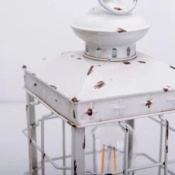 Näve LED-Deko-Solarleuchte Laterne 31,5 Cm Antik Weiß Mit Aufhängemöglichkeit -Angebote Licht Welt Store 4003222884614 3065 CU 8