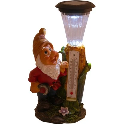 Näve LED-Deko-Solarleuchte Zwerg Mit Thermostat 26 Cm 4 Näve LED-Deko-Solarleuchte Zwerg Mit Thermostat 26 Cm – Bild 4