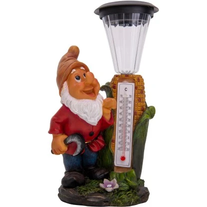 Näve LED-Deko-Solarleuchte Zwerg Mit Thermostat 26 Cm 5 Näve LED-Deko-Solarleuchte Zwerg Mit Thermostat 26 Cm – Bild 5