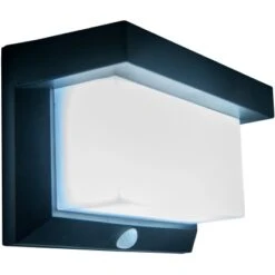 Näve LED-Solar-Außenwandleuchte Mit Bewegungsmelder Schwarz 12 Cm -Angebote Licht Welt Store 4003222884744 3065 CU 4