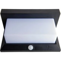 Näve LED-Solar-Außenwandleuchte Mit Bewegungsmelder Schwarz 12 Cm -Angebote Licht Welt Store 4003222884744 3065 CU 6