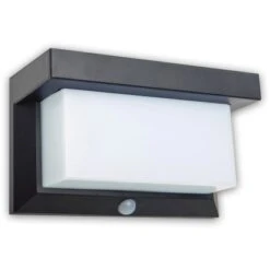 Näve LED-Solar-Außenwandleuchte Mit Bewegungsmelder Schwarz 12 Cm -Angebote Licht Welt Store 4003222884744 3065 CU 9