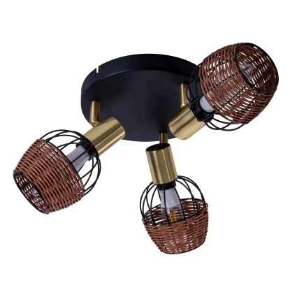 Näve Deckenrondell Corbis 3-flammig 38 Cm 2 Näve Deckenrondell Corbis 3-flammig 38 Cm – Bild 2