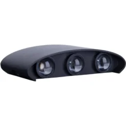 Näve LED-Außenwandleuchte Auron Schwarz IP65 -Angebote Licht Welt Store 4003222886441 3065 CU 4