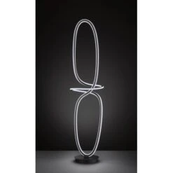 Wofi LED Standleuchte Madison 1-Flammig Schwarz Dimmbar -Angebote Licht Welt Store 4003474393292 2858 1