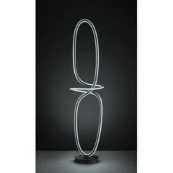 Wofi LED Standleuchte Madison 1-Flammig Schwarz Dimmbar -Angebote Licht Welt Store 4003474393292 2858 3