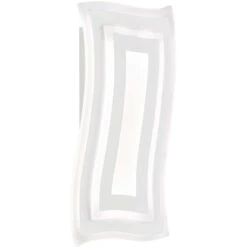 Fischer & Honsel LED Wandleuchte Gorden 5,5 Cm X 22 Cm Weiß Satiniert -Angebote Licht Welt Store 4003694303309 1546 2