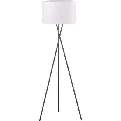 Fischer & Honsel Stehleuchte Wotan 3-flammig Schwarz/Weiß 1 Fischer & Honsel Stehleuchte Wotan 3-flammig Schwarz/Weiß