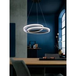 Fischer & Honsel LED-Pendelleuchte Spiral Dunkelgrau -Angebote Licht Welt Store 4003694600514 1546 5