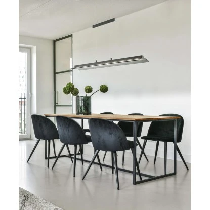 Fischer & Honsel LED-Pendelleuchte Roof Schwarz/Rauchfarben 104 X 14,5 Cm 3 Fischer & Honsel LED-Pendelleuchte Roof Schwarz/Rauchfarben 104 X 14,5 Cm – Bild 3