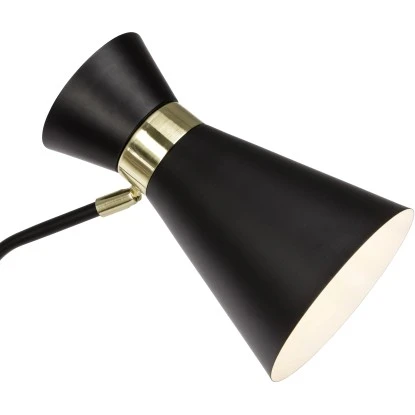 Brilliant Standleuchte Goldy 1-flammig Schwarz Matt Und Gold 5 Brilliant Standleuchte Goldy 1-flammig Schwarz Matt Und Gold – Bild 5