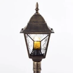 Brilliant Außenstandleuchte Janel 120 Cm Schwarz Gold 14 Brilliant Außenstandleuchte Janel 120 Cm Schwarz Gold -Angebote Licht Welt Store 4004353349355 4731 CU 07