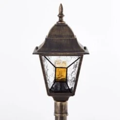 Brilliant Außenstandleuchte Janel 120 Cm Schwarz Gold 15 Brilliant Außenstandleuchte Janel 120 Cm Schwarz Gold -Angebote Licht Welt Store 4004353349355 4731 CU 08