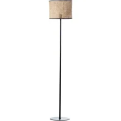 Brilliant Standleuchte Wiley 1-flammig Rattan -Angebote Licht Welt Store 4004353351679 4731 CU 02