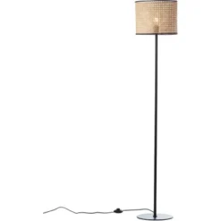 Brilliant Standleuchte Wiley 1-flammig Rattan -Angebote Licht Welt Store 4004353351679 4731 CU 03
