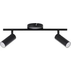 Brilliant LED-Spotrohr Soeren 2-flammig Schwarz Samt -Angebote Licht Welt Store 4004353355301 4731 CU 02