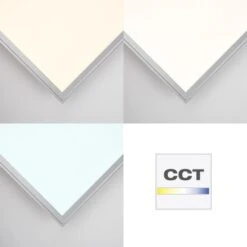 Brilliant LED-Deckenaufbau-Paneel Alissa 60 Cm X 60 Cm Silber Und Weiß -Angebote Licht Welt Store 4004353358999 4731 CU 07