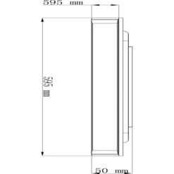 Brilliant LED-Deckenaufbau-Paneel Alissa 60 Cm X 60 Cm Silber Und Weiß -Angebote Licht Welt Store 4004353358999 4731 VM 18