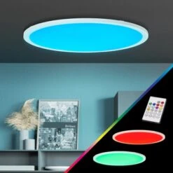 Brilliant LED-Deckenaufbau-Paneel Abie Ø 60 Cm Weiß -Angebote Licht Welt Store 4004353363399 4731 AB 20