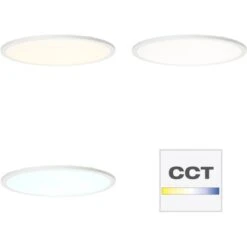 Brilliant LED-Deckenaufbau-Paneel Abie Ø 60 Cm Weiß -Angebote Licht Welt Store 4004353363399 4731 CU 04