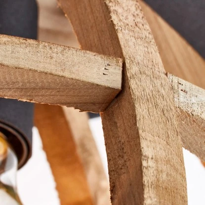 Brilliant Deckenleuchte Matrix Nature 4-flammig Schwarz Und Holz 4 Brilliant Deckenleuchte Matrix Nature 4-flammig Schwarz Und Holz – Bild 4