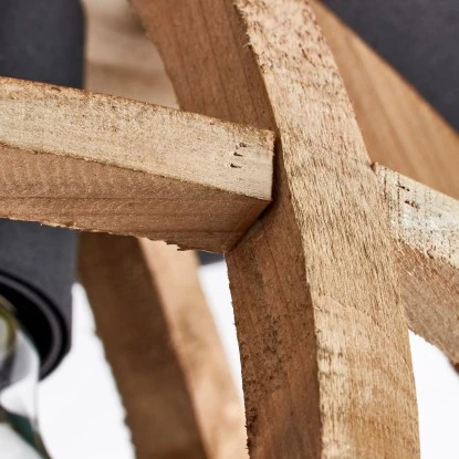 Brilliant Deckenleuchte Matrix Nature 4-flammig Schwarz Und Holz 5 Brilliant Deckenleuchte Matrix Nature 4-flammig Schwarz Und Holz – Bild 5